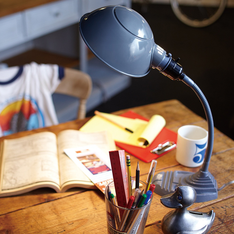 Old school-desk lamp